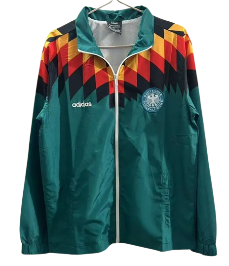 1994 Germany Green Retro Windbreaker