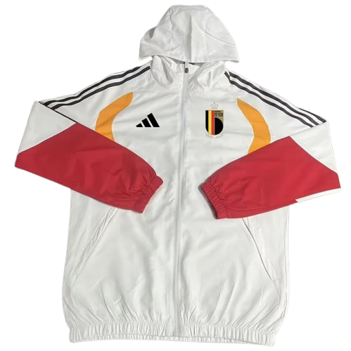 26-27 Belgium White Windbreaker