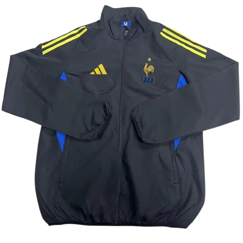 25-26 France Black Windbreaker