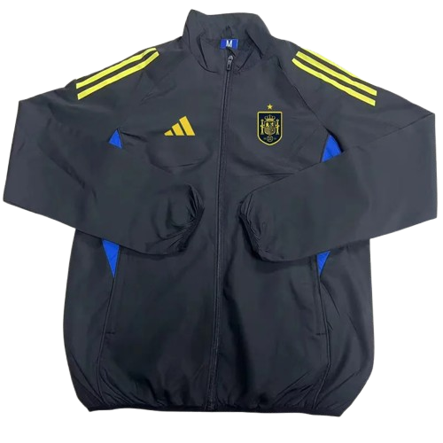25-26 Spain Black Windbreaker