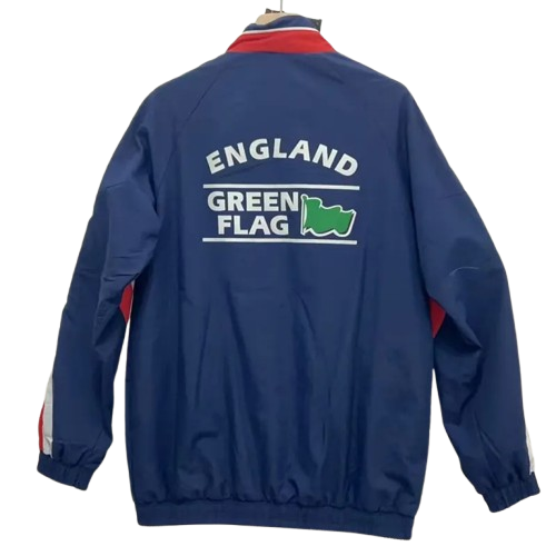 1998 England Royal blue Retro Windbreaker