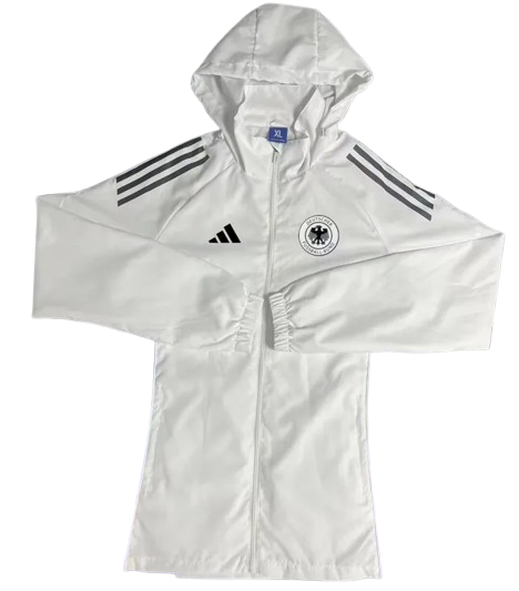 25-26 Germany White Windbreaker