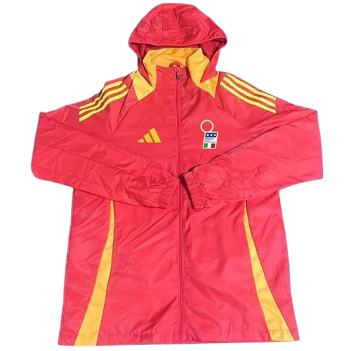 25-26 Italy Red Windbreaker