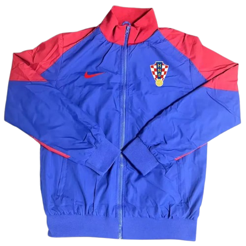 25-26 Croatia Blue Red Windbreaker