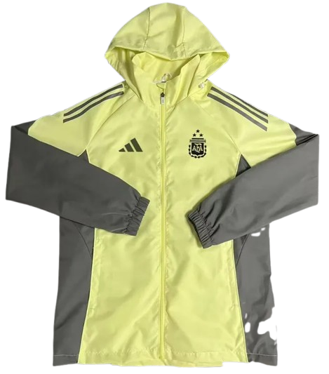 25-26 Argentina Yellow Windbreaker