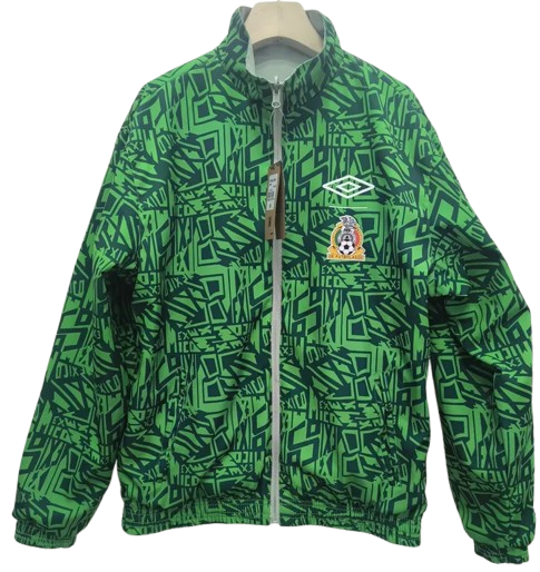 1994 Mexico Green & Grey Retro Double Sided Windbreaker