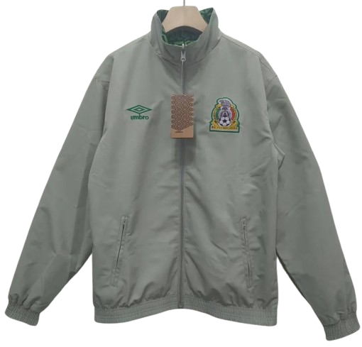 1994 Mexico Green & Grey Retro Double Sided Windbreaker