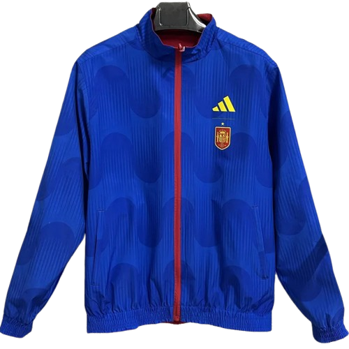 25-26 Spain Red & Blue Double Sided Windbreaker