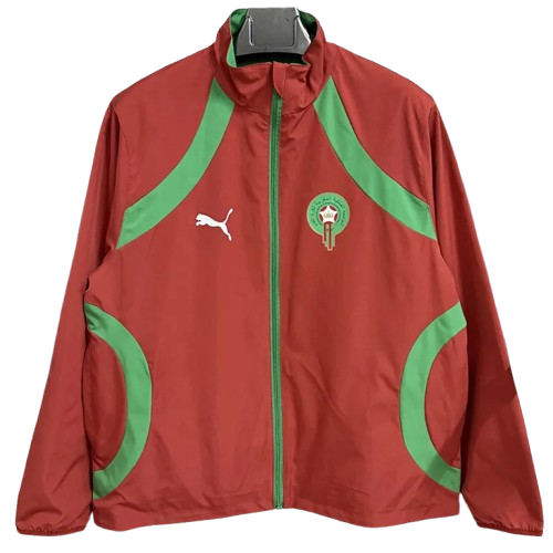 25-26 Morocco Red & Green Double Sided Windbreaker