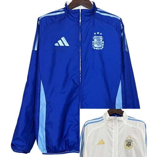 2024 Argentina Blue & White Double Sided Windbreaker