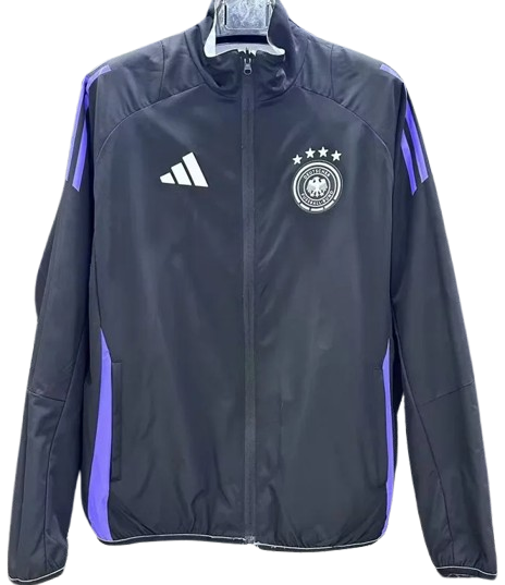25-26 Germany White & Black Double Sided Windbreaker