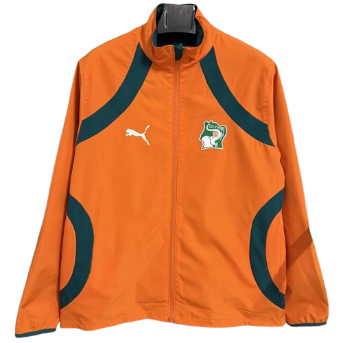 25-26 Ivory Coast Orange & Green Double Sided Windbreaker
