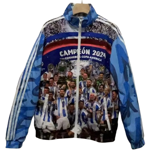 24-25 Argentina Blue "Campeones del Mundo" Double Sided Windbreaker