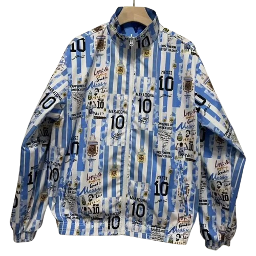 24-25 Argentina Blue "Campeones del Mundo" Double Sided Windbreaker