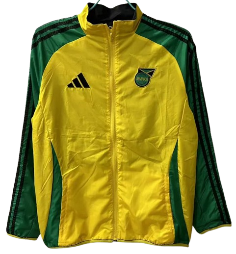 25-26 Jamaica Yellow & Black Double Sided Windbreaker