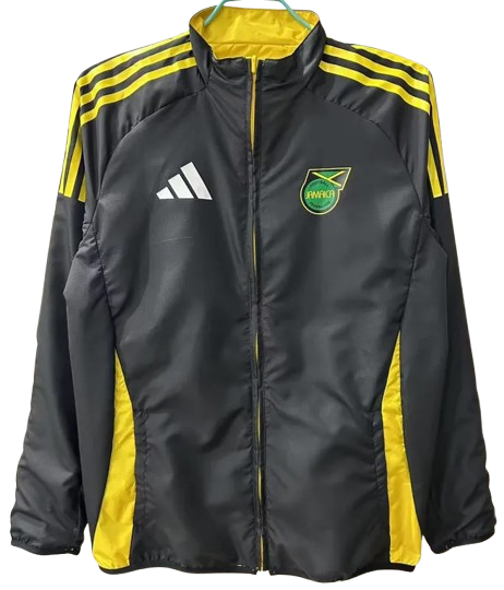 25-26 Jamaica Yellow & Black Double Sided Windbreaker