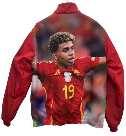 24-25 Spain Red "Eurocopa Winners" Double Sided Windbreaker