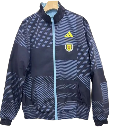 24-25 Scotland Grey & Light Blue Double Sided Windbreaker