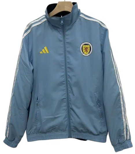 24-25 Scotland Grey & Light Blue Double Sided Windbreaker