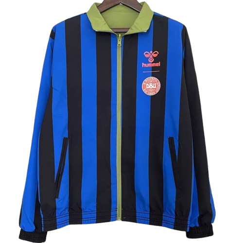 24-25 Denmark Green & Blue Double Sided Windbreaker