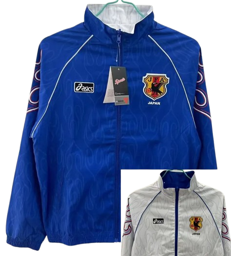 1998 Japan Anime Edition Blue & White Retro Double Sided Windbreaker