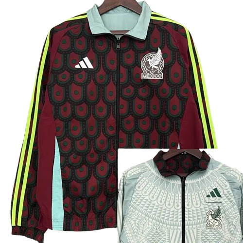 24-25 Mexico Red & Green Double Sided Windbreaker
