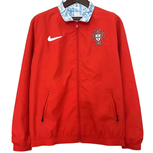 24-25 Portugal Red & Blue Double Sided Windbreaker
