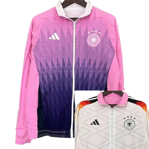 24-25 Germany Pink & White Double Sided Windbreaker