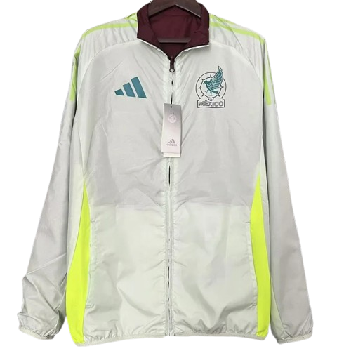 24-25 Mexico Red & White Double Sided Windbreaker