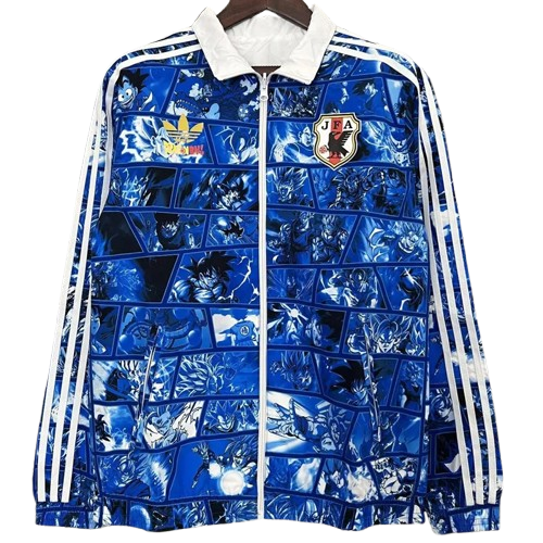 2024 Japan Anime Edition Blue & White Double Sided Windbreaker