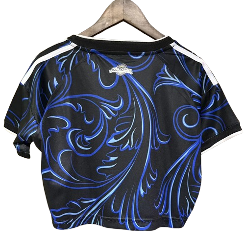 2026 World Cup Argentina Away Crop Top