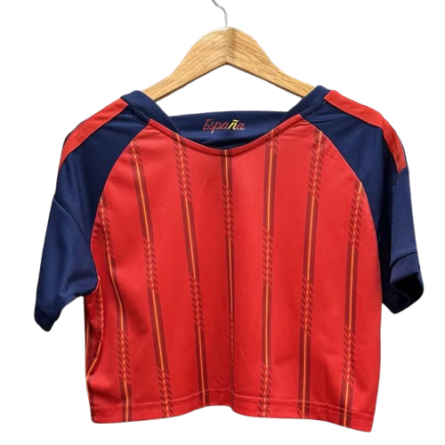 2026 World Cup Spain Home Crop Top