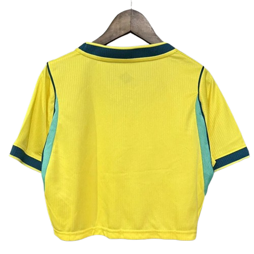 2026 World Cup Brazil Home Crop Top