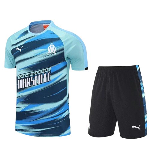 25-26 Marseille Lake Blue Training Short Suit