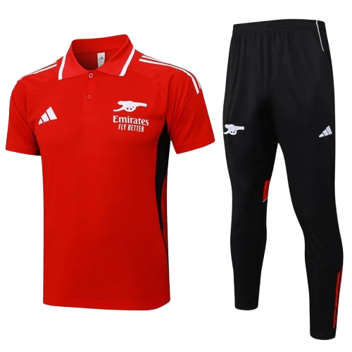 25-26 Arsenal Red Polo Tracksuit