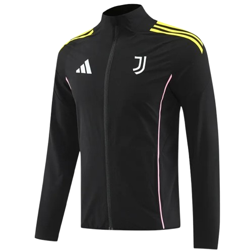 25-26 Juventus Black Windbreaker
