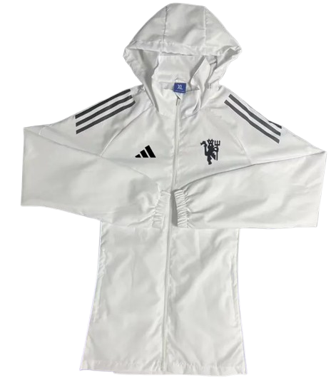 25-26 Man Utd White Windbreaker