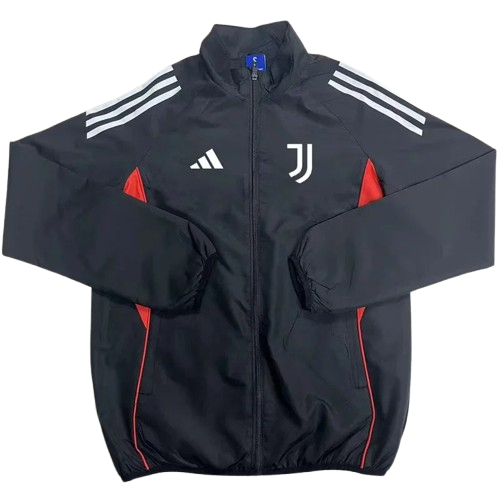 25-26 Juventus Black Windbreaker