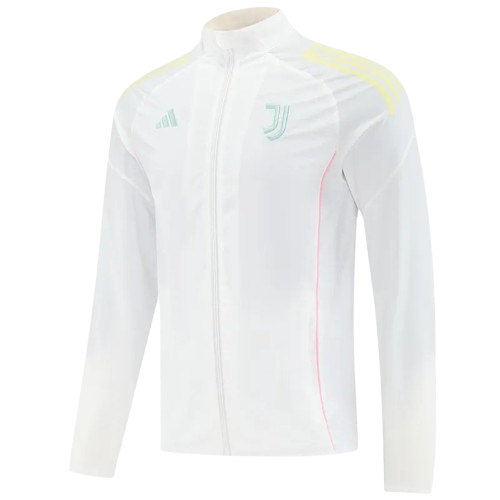 25-26 Juventus White Windbreaker