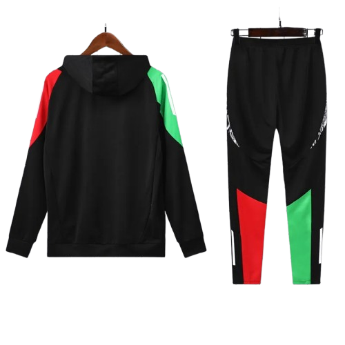 24-25 Arsenal Black Hoodie Tracksuit