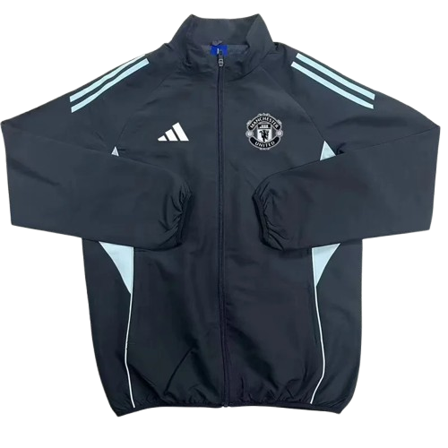 25-26 Man Utd Black Windbreaker