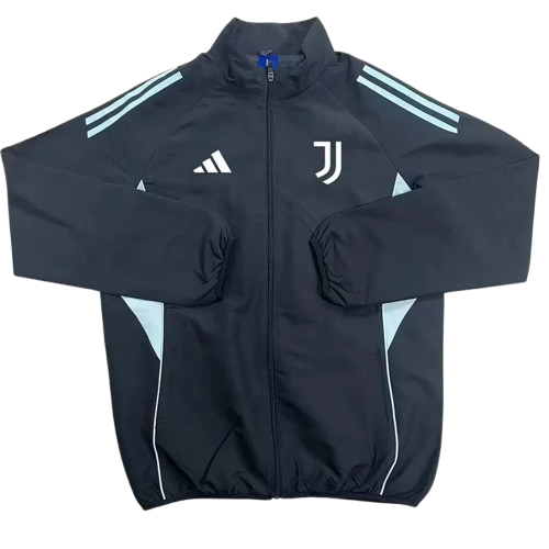 25-26 Juventus Black Windbreaker