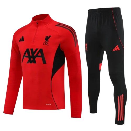 25-26 Liverpool Red Half Pull Tracksuit