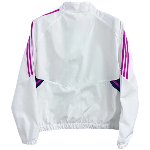 25-26 Arsenal White ~ Purple Windbreaker