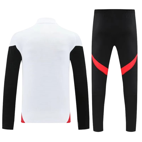25-26 Man Utd White Half Pull Tracksuit