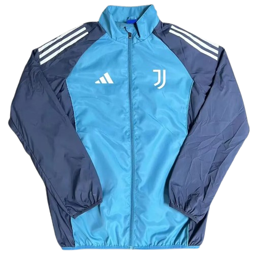 25-26 Juventus Lake Blue Windbreaker