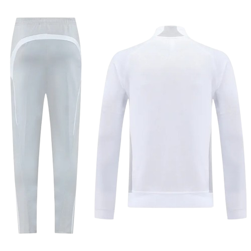 25-26 Real Madrid White Jacket Tracksuit