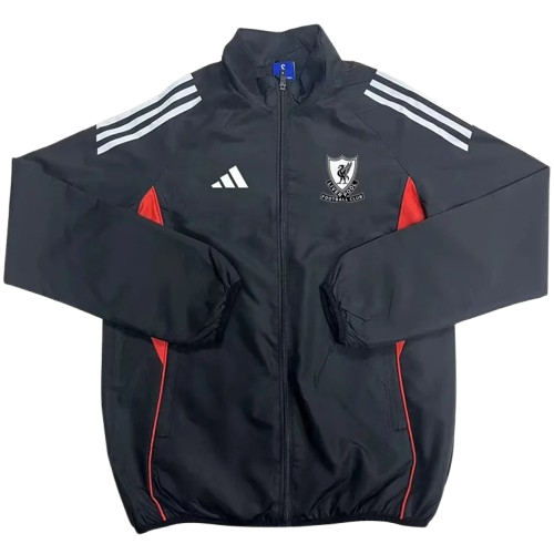 25-26 Liverpool Black Windbreaker