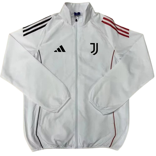 25-26 Juventus White Windbreaker