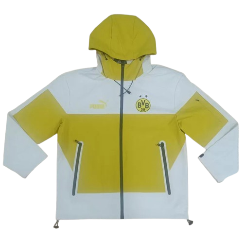 25-26 Dortmund White Yellow Windbreaker